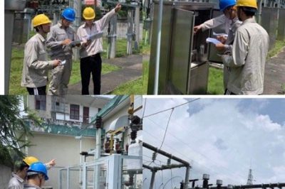 35kV金石橋變設備開展十八項反措排查工作、10kV開關柜開展帶電局放檢測工作