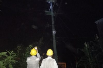 10千伏肖高線真空斷路器、隔離開關、重過載配變及引線各連接觸頭等易發熱部位進行仔細排查