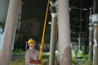 變電運維對檀雷桔南I線，檀雷桔南II線停電操作，配合線路零點搶修