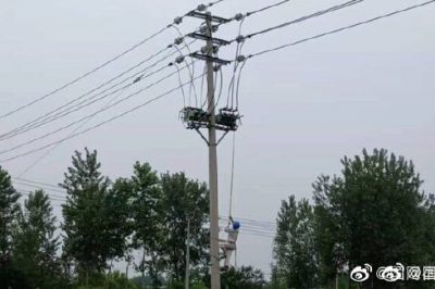 宿遷泗陽供電公司完成搶修10kV文開線故障跳閘斷電，恢復供電正常