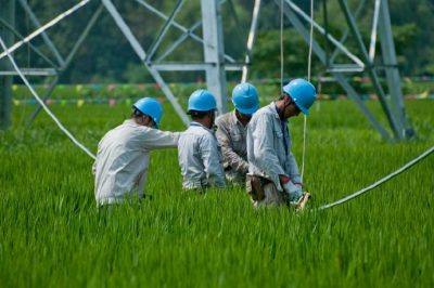 稻田里架設35千伏源怡線確保源怡生物質電廠投產后能及時發電