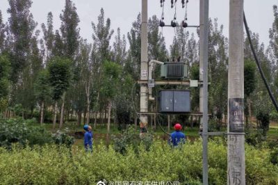 國網靈壽縣供電公司對防汛保電工作再強化、再部署