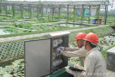 國網南京市江北新區供電公司安裝變壓器、環網柜、配電箱等配電設備