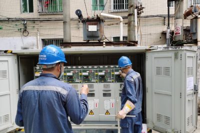 陽江城區供電局到綠怡閣和新都匯兩個施工現場進行嚴格督查