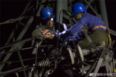 4條線路進行集中消缺維護，更換耐張線夾12只、鍍鋅端子33個