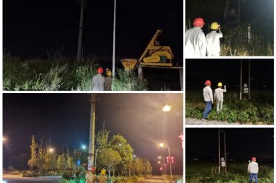 對10千伏君新線用電量大的專變臺區、斷路器、電纜頭開展常態化測溫工作