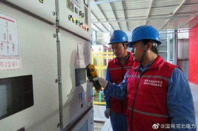 幫助該企業檢查配電設備、設備用電線路