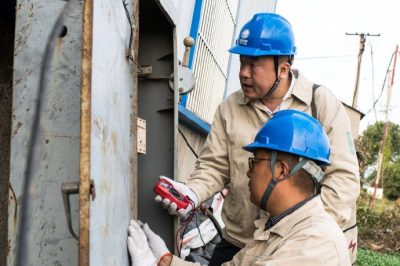 對轄區內用電線路進行檢查，試跳漏電保護器