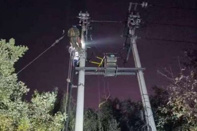 連夜搶修保供暖，心系百姓早供電