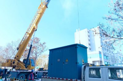 對10千伏廣電線、怡海線環網柜進行更換