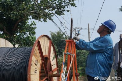 蛇窩泊鎮前柳家村低壓線路進行延伸改造
